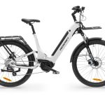 Rower elektryczny SUV VECOCRAFT Artemis Neo z pełną amortyzacją — widok z boku