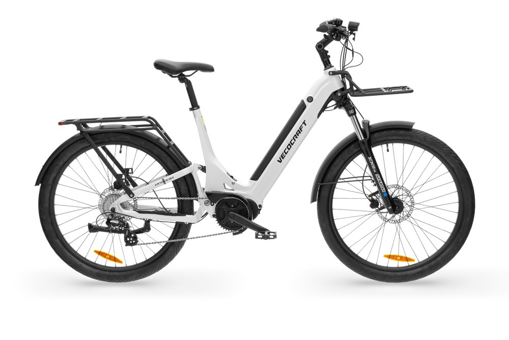 artemis-neo-1 Rower elektryczny SUV VECOCRAFT Artemis Neo z pełną amortyzacją — widok z boku