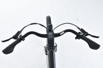 Rower elektryczny miejski VECOCRAFT Luna 1.0 z napędem pasowym Gates — widok z przodu